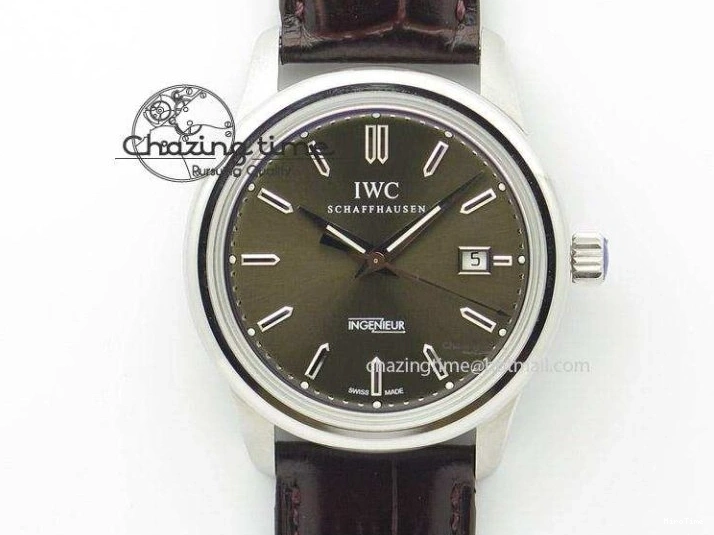 MIROTIME 0225 FastDry Portofino IW356501 SS V3 MK 1:1 Best Edition Black Dial On SS Mesh Bracelet MIYOTA 7195